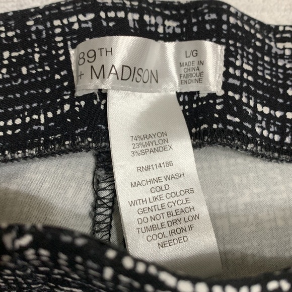 Women’s Stretch Pants - 89th + Madison -Size Large- Excellent Condition - Picture 3 of 3